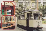 Postcard: Erfurt Stadtrundfahrten with museum tram 92 on Anger (1993)