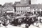 Postcard: Essen railcar 19 on Kopstadtplatz (1894)