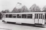 Postcard: Essen railcar 504 at Betriebshof Stadtmitte (1950)