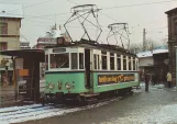 Postcard: Esslingen am Neckar tram line END with railcar 9 at Esslingen (1976)