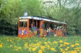Postcard: Frankfurt am Main Ebbelwei-Expreß with railcar 108 near Zoo (1980)