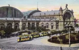 Postcard: Frankfurt am Main in front of Hauptbahnhof (1912)