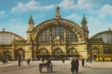 Postcard: Frankfurt am Main in front of Hauptbahnhof (1915)