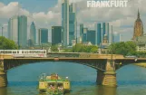 Postcard: Frankfurt am Main on Ignatz-Bubis-Brücke (1983)