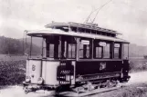 Postcard: Freiburg im Breisgau railcar 8 near Günterstal (1901)