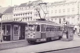 Postcard: Ghent tram line 22 with railcar 37 at Gent Sint-Pieters (1981)