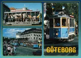 Postcard: Gothenburg 12 (Lisebergslinjen) with open sidecar 507  (1995)