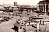 Postcard: Gothenburg tram line 1 at Centralstation  Drottningtorget (1922)
