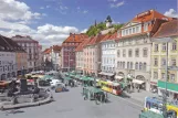 Postcard: Graz on Hauptplatz (1995)