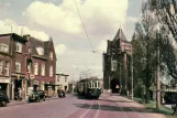 Postcard: Haarlem regional line G near Armsterdamse Poort, Haarlem (1957)