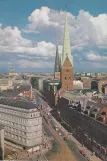 Postcard: Hamburg in front of Petrikirche. Mönckebergstraße (1974)