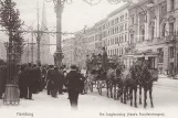 Postcard: Hamburg tram line 11 on Am Jungfernstieg (1895)