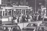 Postcard: Hamburg tram line 2 with railcar 3556 at Hauptbahnhof (1975)