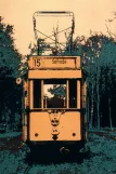 Postcard: Hannover Hohenfelser Wald with railcar 219 outside Straßenbahn-Museum (1974)