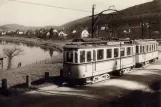 Postcard: Heidelberg tram line 5 with railcar 99 near Kümmelbacher Hof (1928)