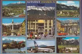 Postcard: Innsbruck tram line 1  Alpenstadt Innsbruck Tirol (1963)