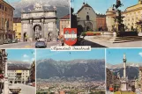 Postcard: Innsbruck tram line 3  Alpenstadt Innsbruck (1959)