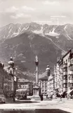 Postcard: Innsbruck tram line 3 Innsbruck, Maria Therisienstraße (1963)