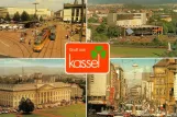 Postcard: Kassel tram line 1 in Kassel (1970)