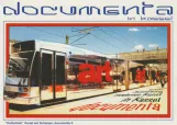 Postcard: Kassel tram line 7 with low-floor articulated tram 458 in Kassel (2010)