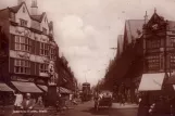 Postcard: Kingston upon Hull tram line  on Jameson St (1910)