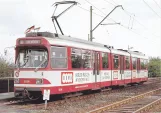 Postcard: Krefeld extra regional line U76 with articulated tram 3036 at Fischeln (1979)