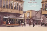 Postcard: Lima open railcar 24 on Esquina de Mercaderes (1907)