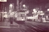 Postcard: Linz tram line 3 with railcar 24 at Mozartkreuzung (1978)