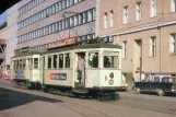 Postcard: Linz tram line 3 with railcar 9 at Landgutstr.  Linz-Urfahr (Bergbahnhof Urfahr) (1970)