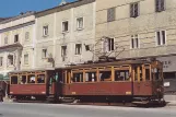 Postcard: Linz tram line F with railcar EM 3 at Ebelsberg (1972)