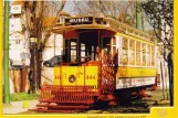 Postcard: Lisbon Museu da Carris with railcar 444 in front of Museu da Carris (2003)