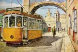 Postcard: Lisbon on Arco Marquês do Alegrete (1956)