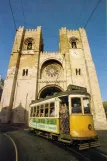 Postcard: Lisbon tram line 10/11 with railcar 237 in front of Sé (1980)
