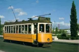 Postcard: Lisbon tram line 15E with railcar 341 near Belém (1977)