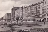 Postcard: Magdeburg tram line 6 on Wilhelm-Pieck-Allee (Ernst-Reuter-Allee) (1959)