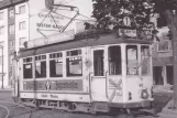 Postcard: Mainz railcar 48 at Kreyßigstr. (1963)