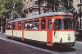 Postcard: Mainz tram line 50 with articulated tram 221 near Hauptbahnhof (1970)