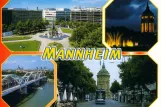Postcard: Mannheim tram line 1 on Planken (2010)
