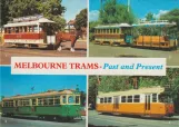 Postcard: Melbourne horse tram 256 in Melbourne (1981)