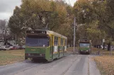 Postcard: Melbourne tram line 109) with railcar 249 on Victoria Parade (1990)