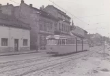 Postcard: Miskolc tram line 1V with articulated tram 137 on Györi Kapu (1979)