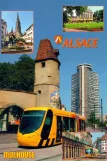 Postcard: Mulhouse tram line 1 near Katzenthal (2006)