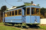 Postcard: Munich museum tram 256 at Hauptwerkstätte (1976)