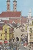 Postcard: Munich near Karlstor (1960)