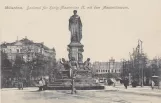 Postcard: Munich on Maximiliansbrücke (1900)