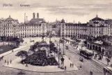 Postcard: Munich railcar 199 on Karlsplatz (1899)