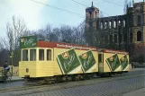 Postcard: Munich railcar 203 on Maximiliansbrücke (1949)