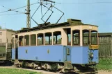 Postcard: Munich service vehicle 166 at 7, Schlierseestr. (1958)