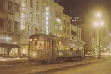 Postcard: New Orleans line 12 St. Charles Streetcar with railcar 903 near St Charles / Melpomene (1971)