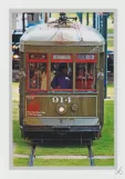 Postcard: New Orleans line 12 St. Charles Streetcar with railcar 914 near S Carrollton / Freret (2010)